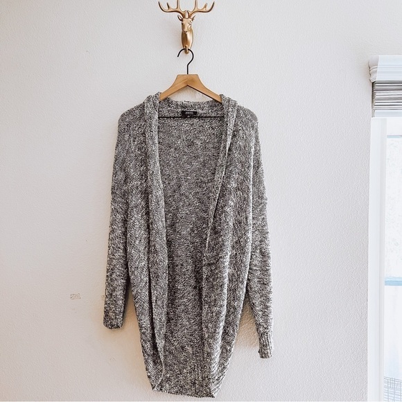 BABATON Women's Gray Long Sleeve  Slub Knit Cardigan Size Small - Picture 1 of 7